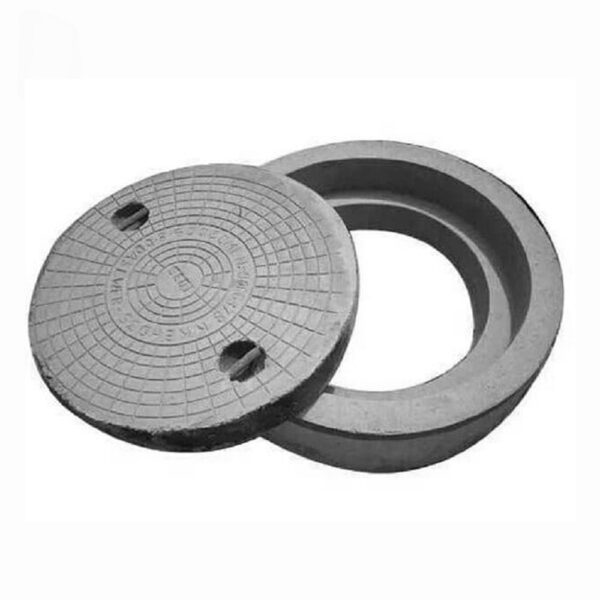 Circular-Plain Concrete Manhole Cover and Frame